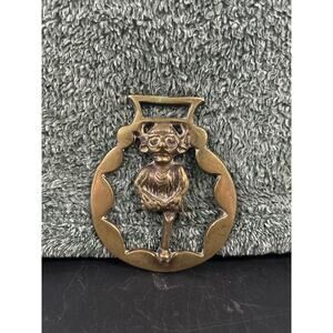 The Lincoln Imp Horse Brass Made in England Antique Victorian